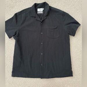 Goodfellow & Co Men's Casual Black Button Down Shirt